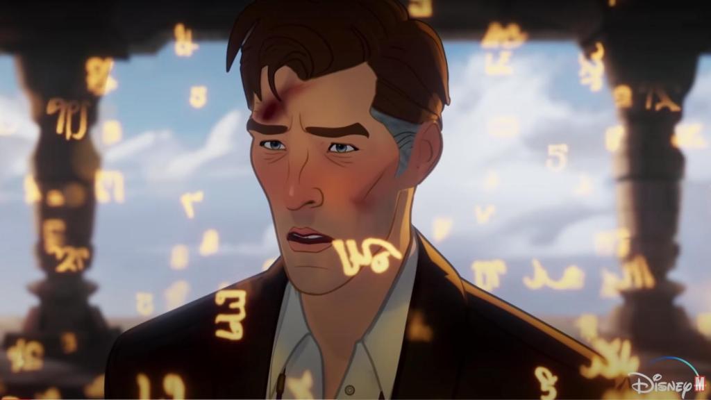 Stephen Strange en la Biblioteca de Cagliostro.