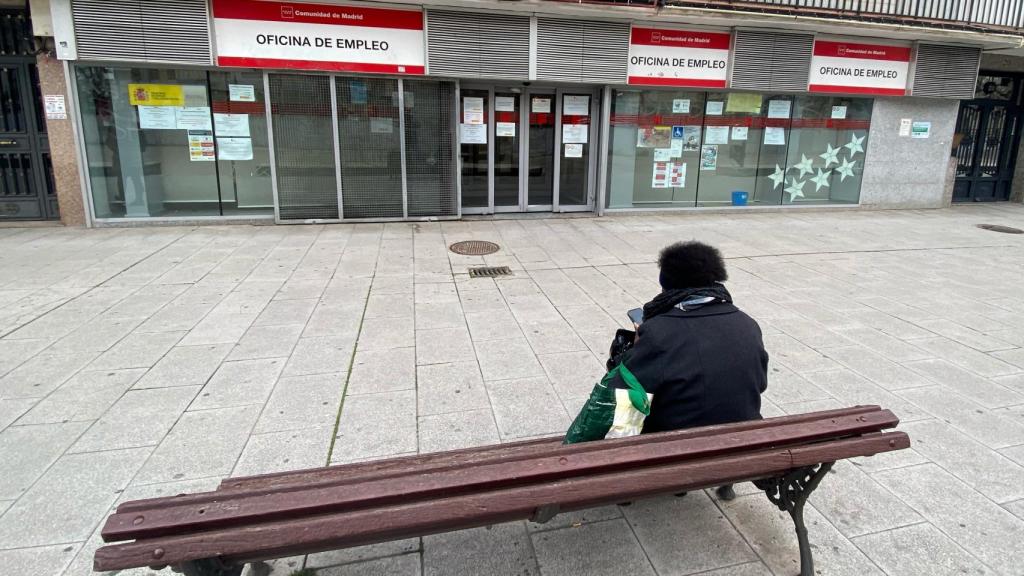 Una oficina de empleo, en Madrid.