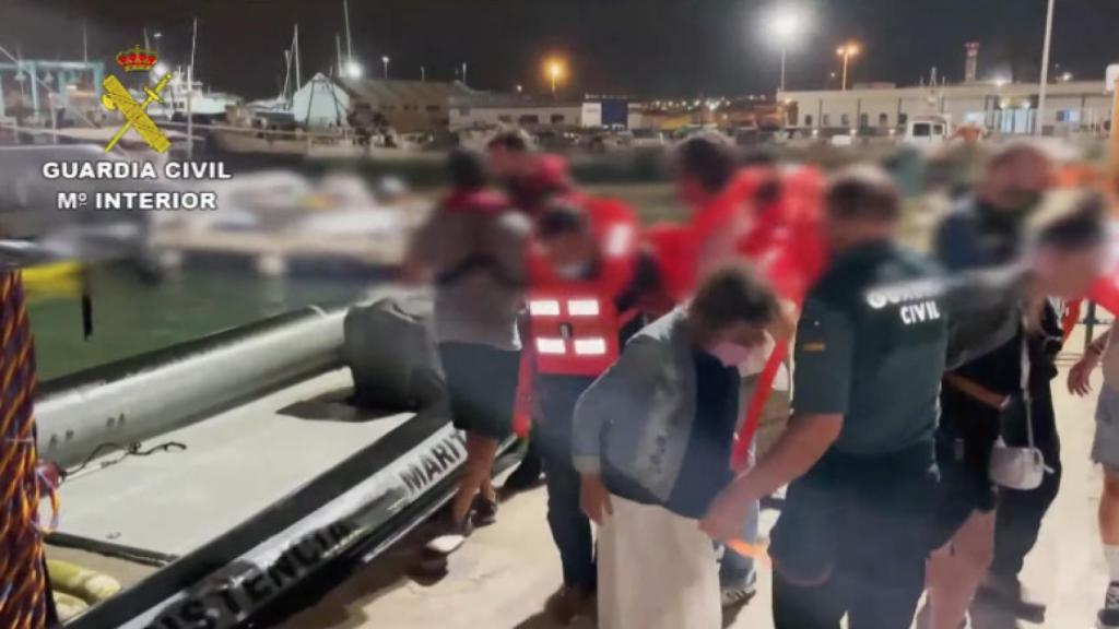 Images of the rescue of the FRS ferry passengers.