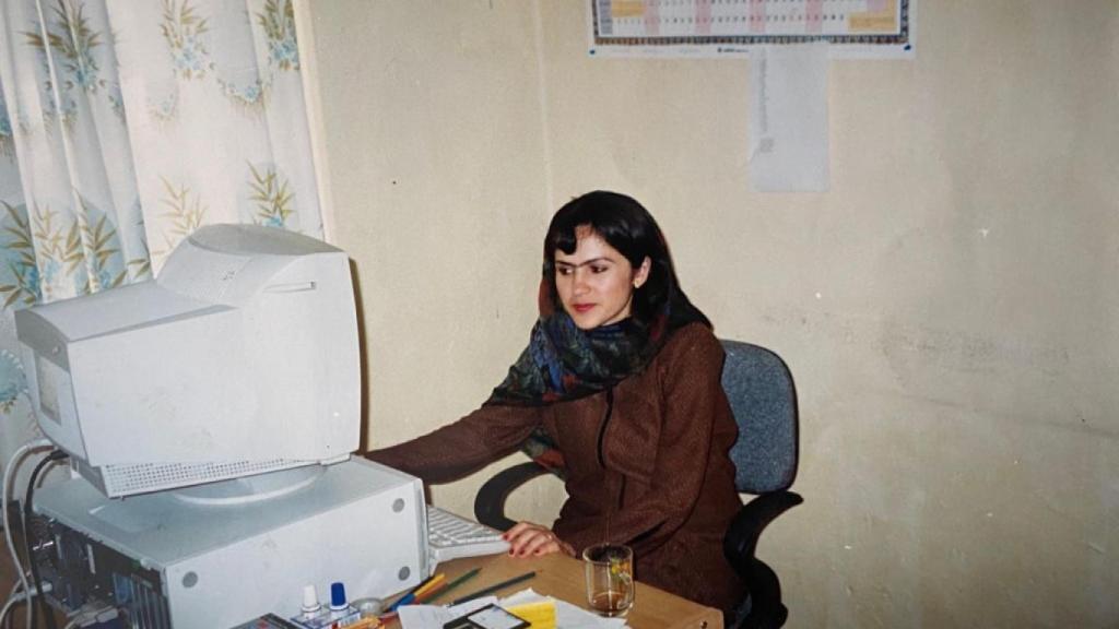 Fawzia durante su época de estudiante.
