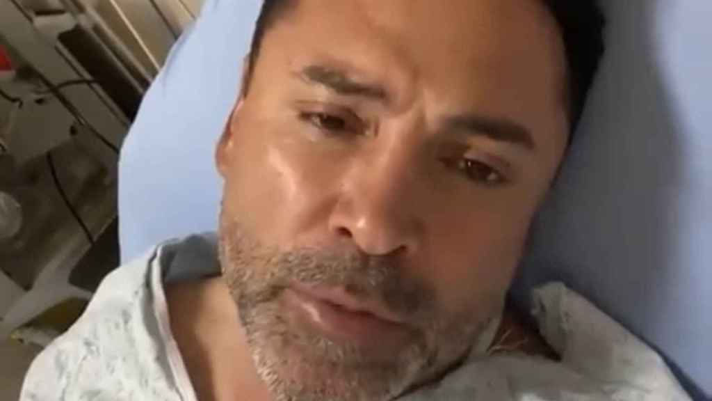 Óscar de la Hoya, ingresado en el hospital tras dar positivo por Covid-19
