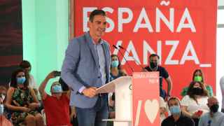 El presidente del Gobierno, Pedro Sánchez, este sábado en Jaén.