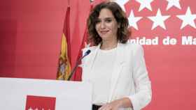 La presidenta de la Comunidad de Madrid, Isabel Díaz Ayuso, en rueda de prensa posterior al Consejo de Gobierno.