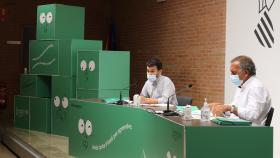 Vicent Marzà y Miquel Soler, en la presentación del nuevo curso escolar.