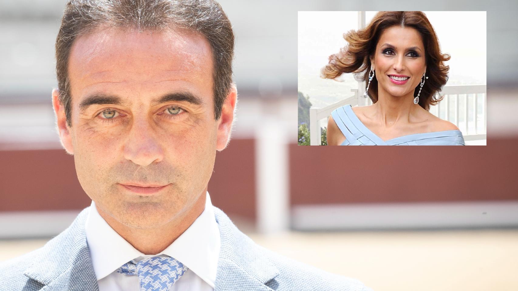 Enrique Ponce en montaje de JALEOS junto a su exmujer, Paloma Cuevas.
