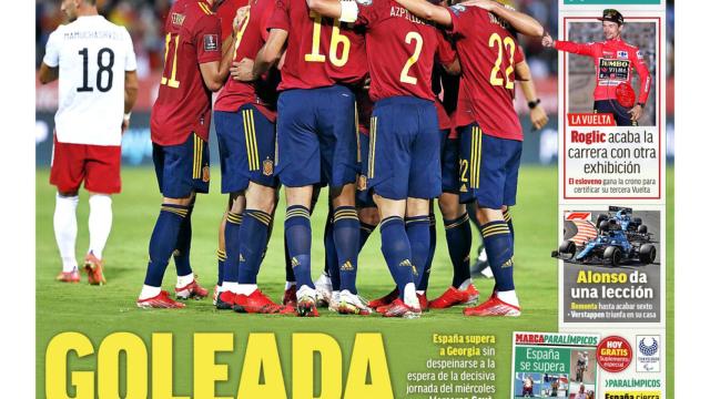 La portada del diario MARCA (06/09/2021)