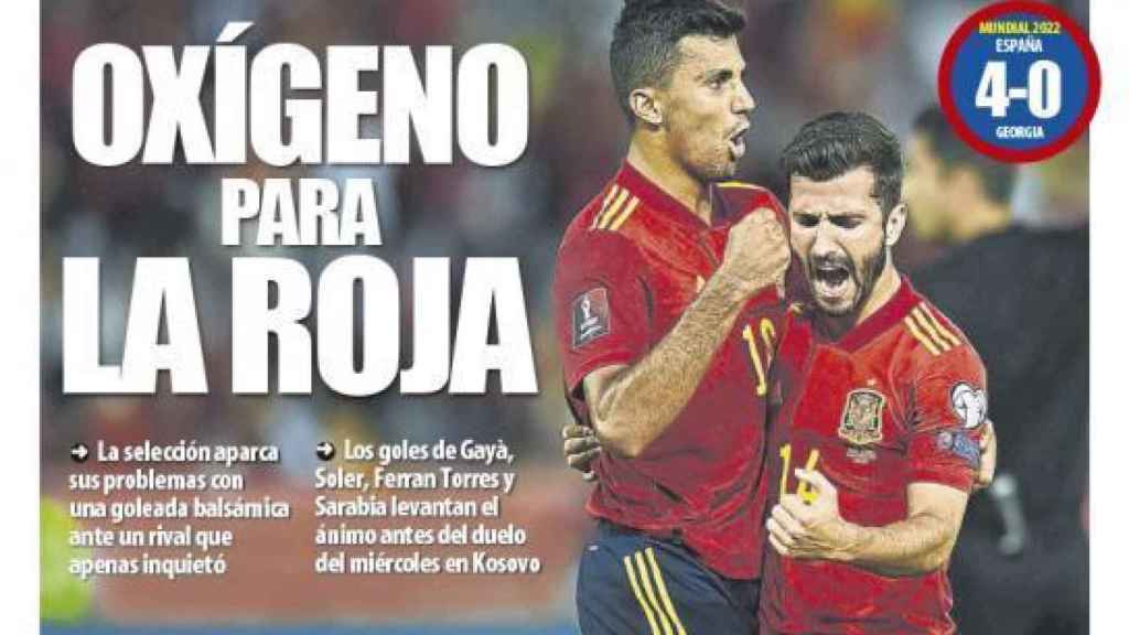 La portada del diario Mundo Deportivo (06/09/2021)
