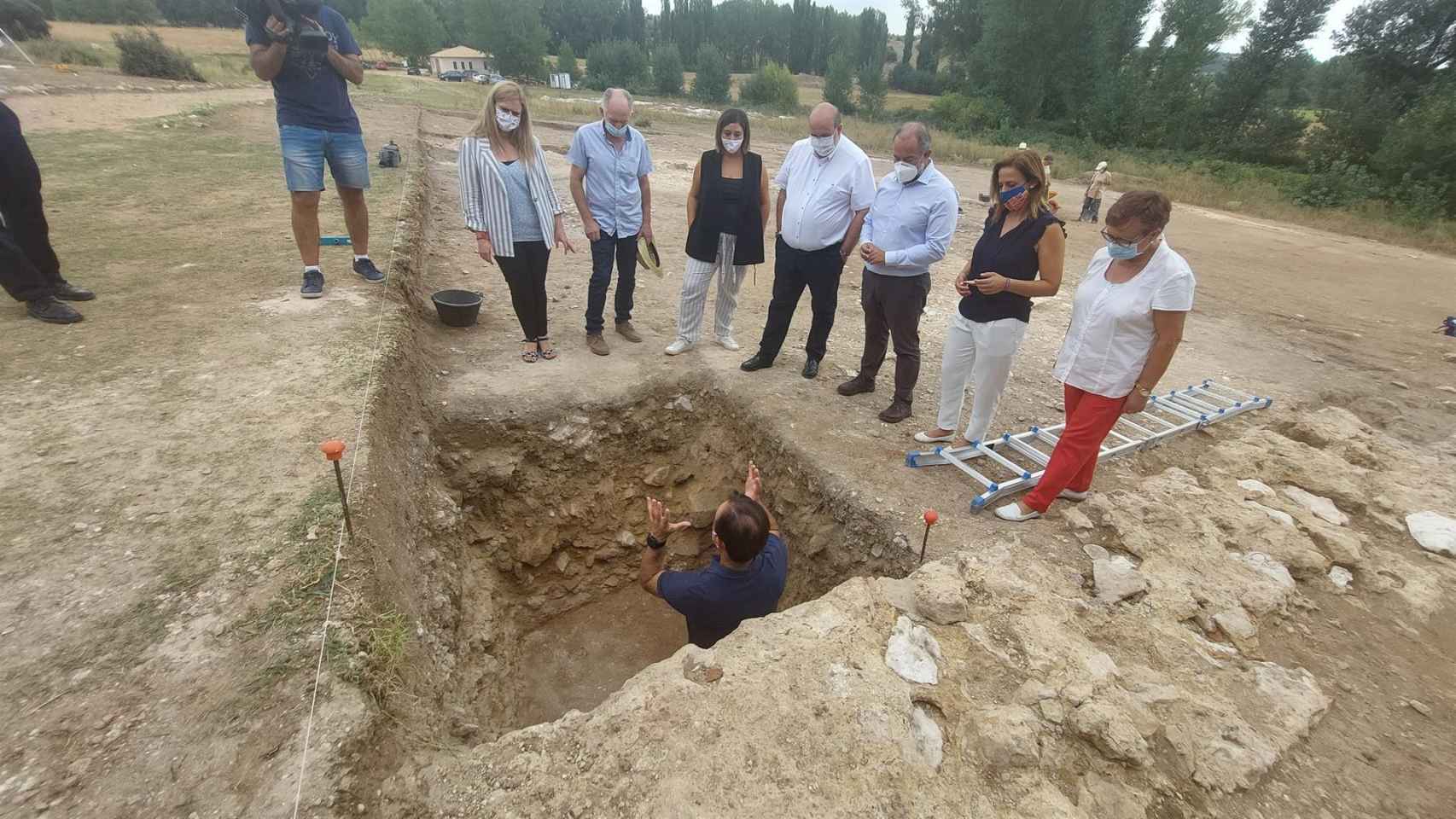 Destapan un importante hallazgo en el parque arqueológico de Noheda