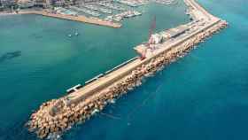 Las obras en el puerto de Altea se centran en el dique de Levante.