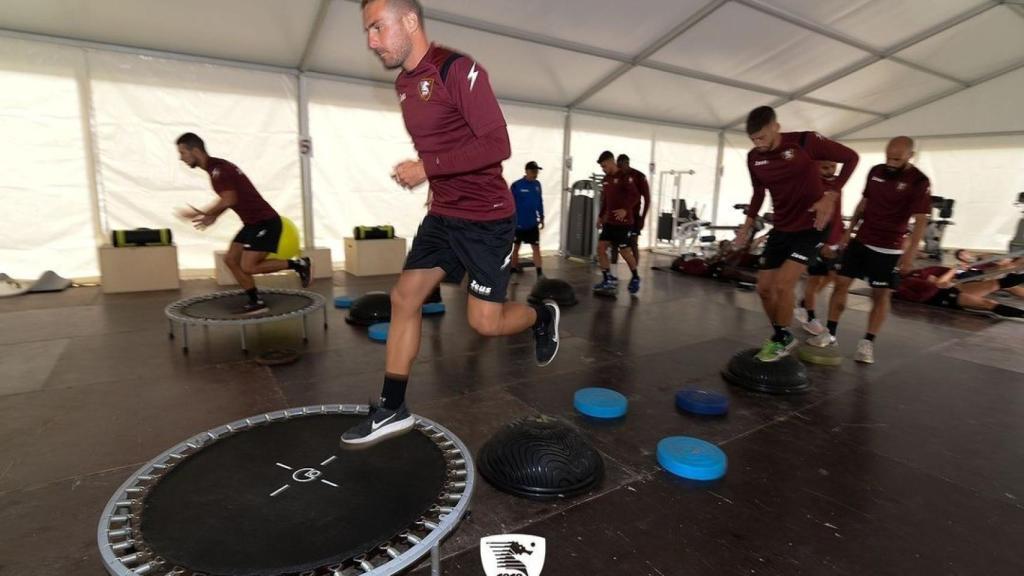 Las humildes instalaciones de la Salernitana
