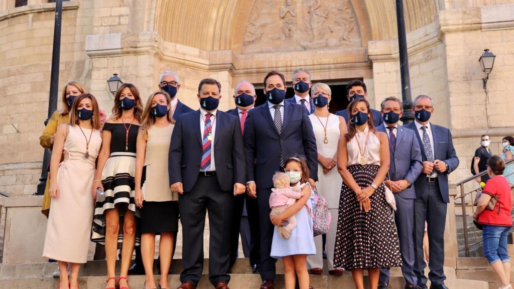 Representantes del PP en la Catedral.