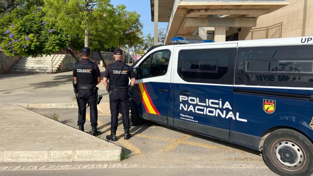 Instantánea del lugar de la paliza en Alicante