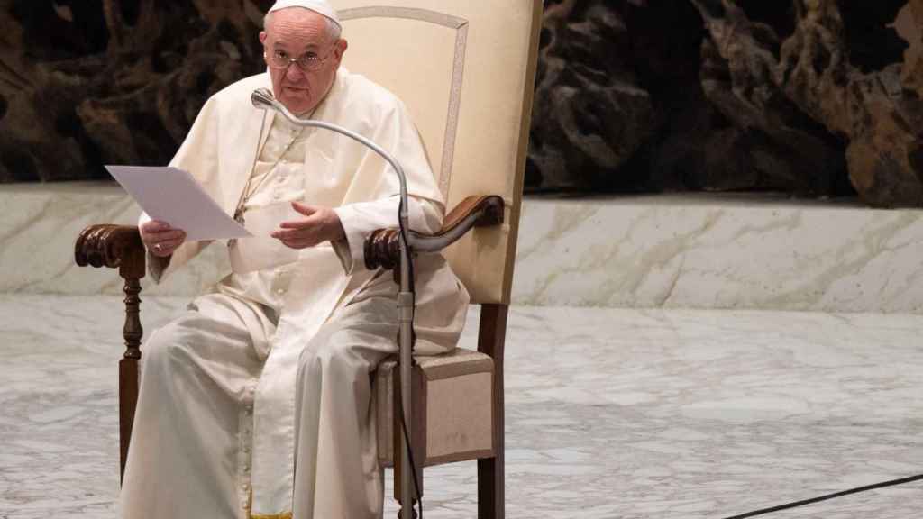 El papa Francisco este miércoles en el Vaticano.