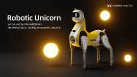 Un robot unicornio como vehículo para niños.