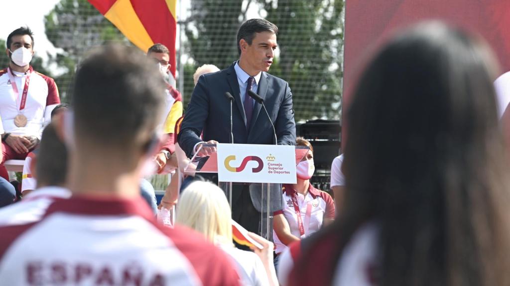 Pedro Sánchez, en el homenaje a los olímpicos y paralímpicos de Tokio 2020