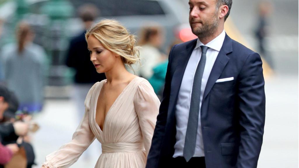 Jennifer Lawrence y Cooke Maroney en las calles de Nueva de York.