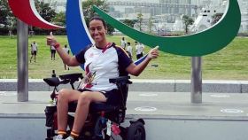 Teresa Perales, durante los Juegos Paralímpicos
