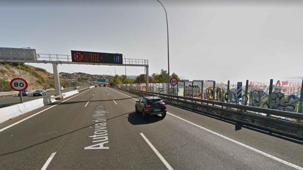Imagen de uno de los radares instalados en las carreteras de Málaga.