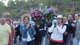 Los alcoyanos no pudieron subir al santuario de la Font Roja en 2020.