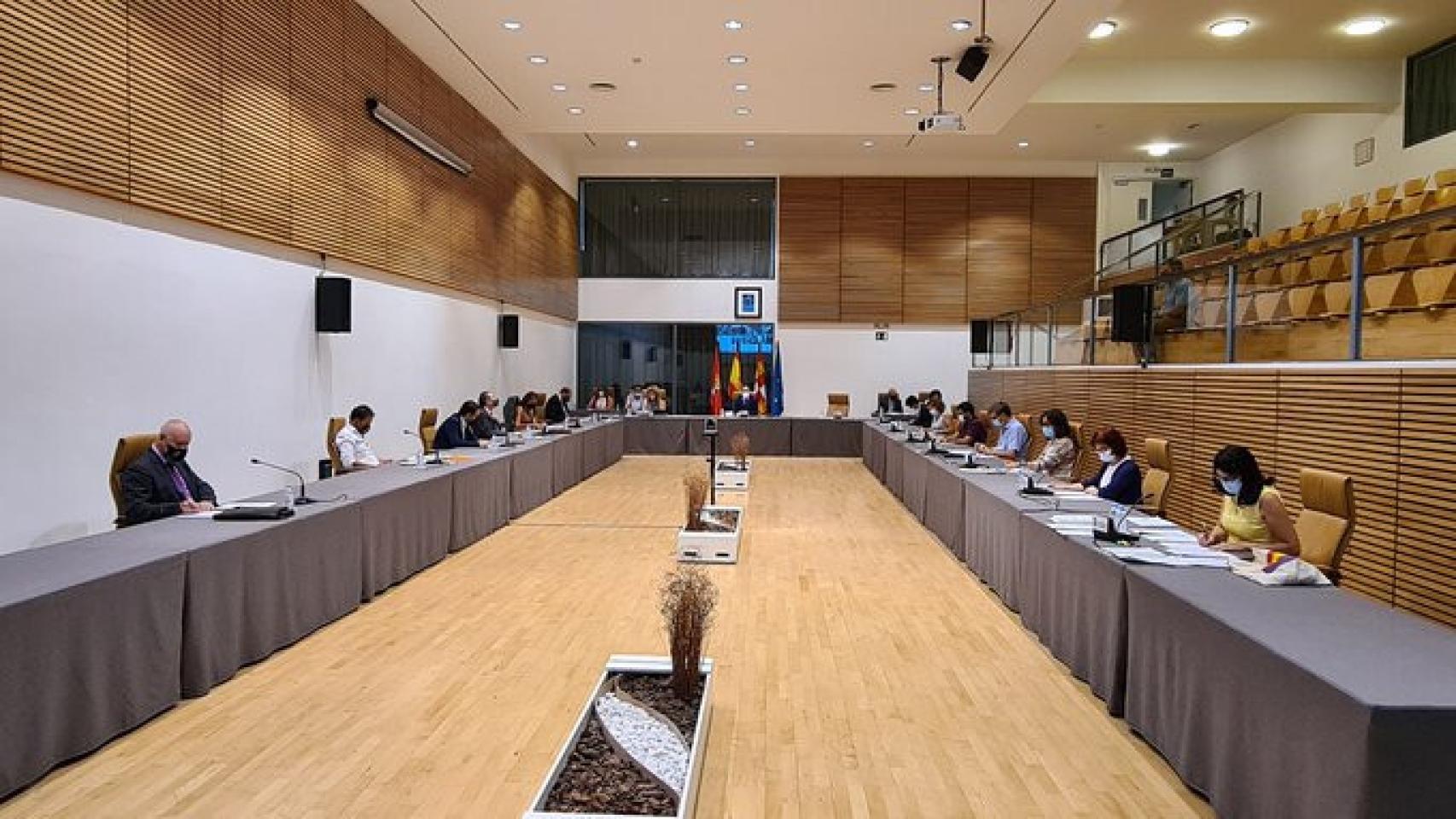 Un pleno en el Ayuntamiento de Salamanca.