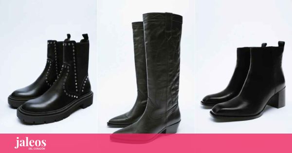 Ocho botas negras de Zara para combinar con todo tipo de estilos
