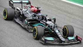 Lewis Hamilton en el Gran Premio de Italia de Monza