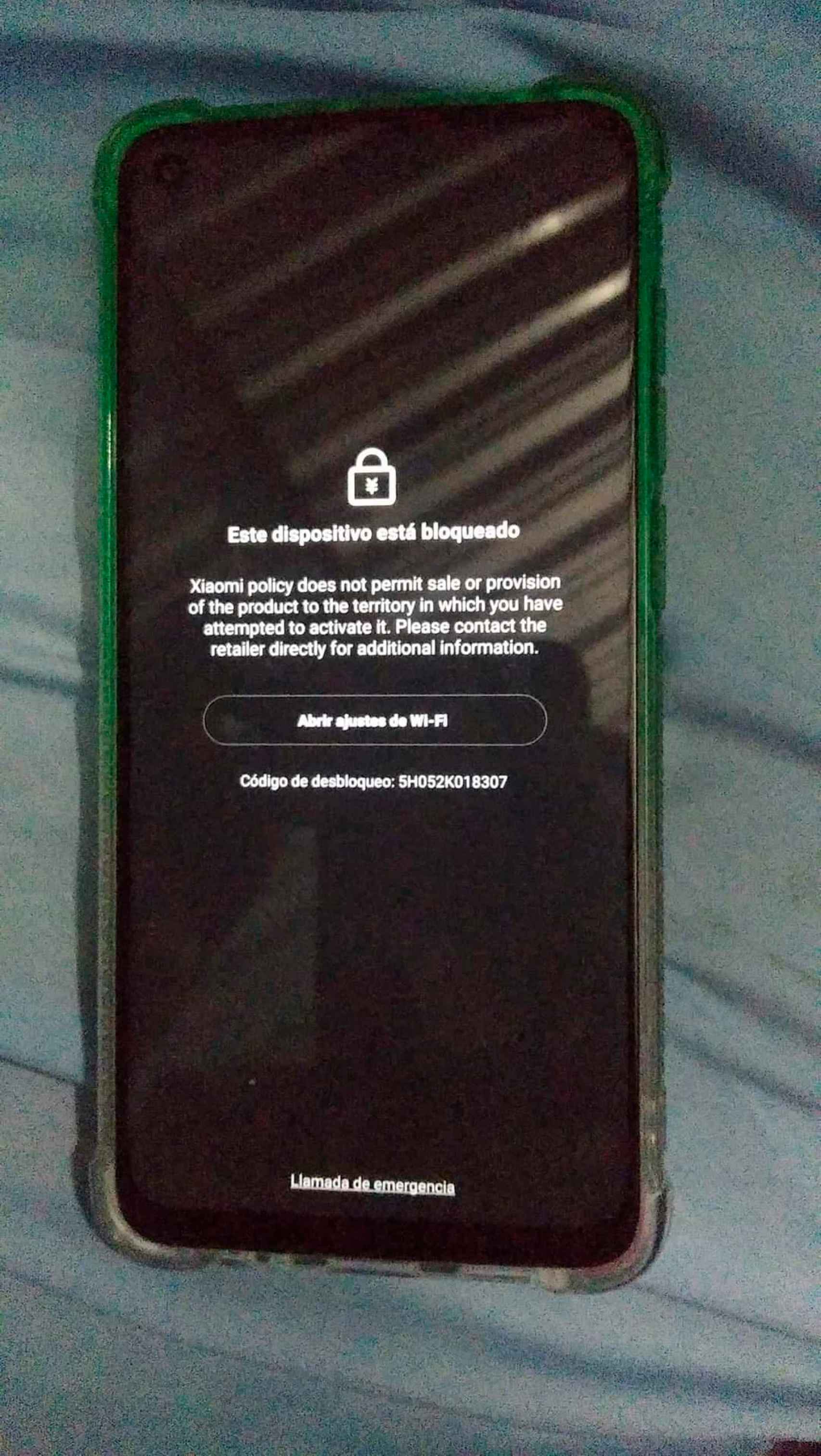 Xiaomi bloqueado