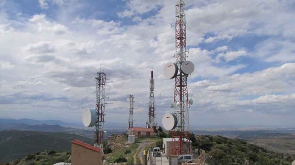 Antenas de telecomunicaciones en la provincia de Teruel.