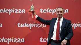 Pablo Juantegui, CEO de Telepizza en el momento de la salida a bolsa de la compañía.