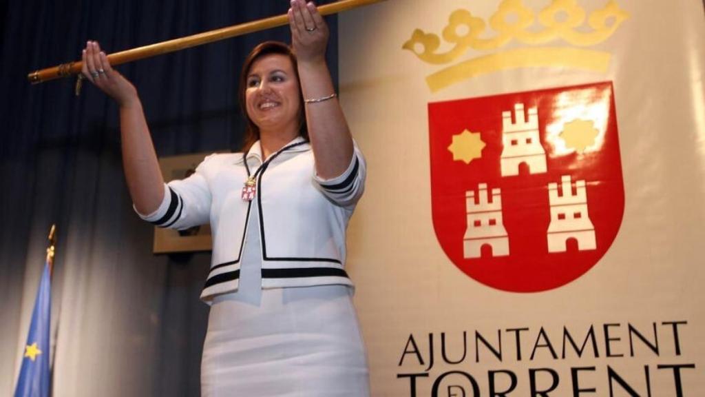 María José Catalá, when she took over as mayor of Torrent in 2007. EE