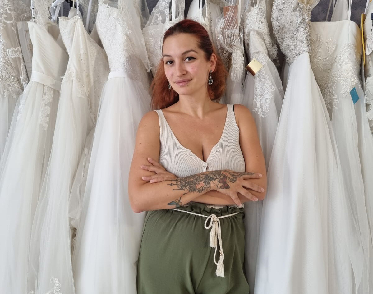 Ainhoa Salcedo, la diseñadora que maneja un pequeño imperio de vestidos de  novia desde un pueblo de Zamora