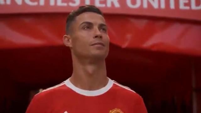 Cristiano Ronaldo, con el Manchester United