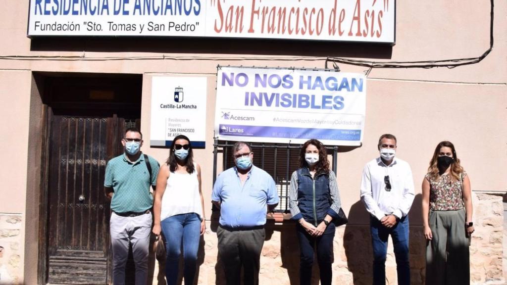 Nuria Chust, viceconsejera de Empleo, Diálogo Social y Bienestar Laboral, en Horcajo de Santiago (Cuenca)