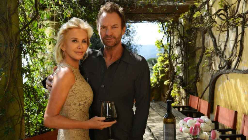 Trudi Styler and her husband Sting, in their rental house in Tuscany.