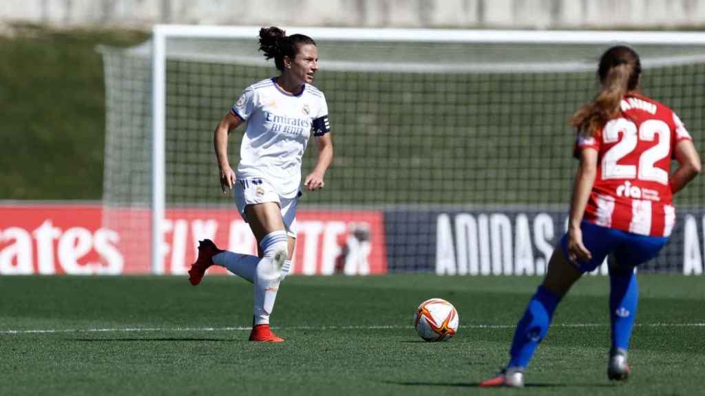 Ivana Andrés en el Real Madrid Femenino - Atlético de Madrid