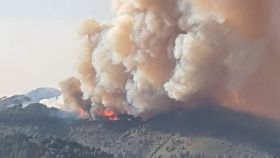 Imagen de parte del incendio de Sierra Bermeja.