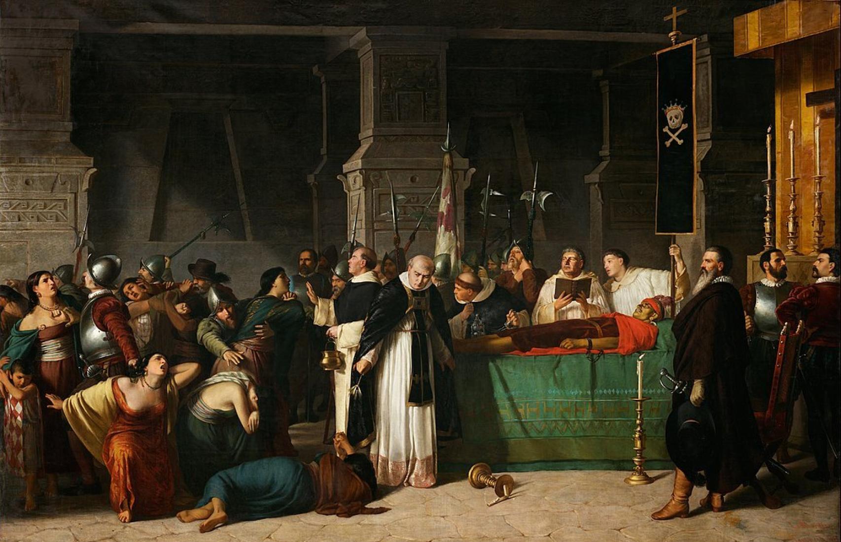 'Los funerales de Atahualpa', de Luis Montero.
