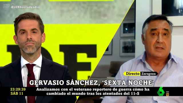 Gervasio Sánchez ha recordado que el gobierno de Aznar presionó a Atresmedia por las informaciones de Ricardo Ortega.