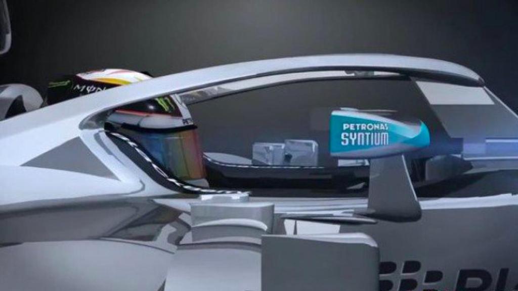 Halo diseñado por Giorgio Piola en colaboración con Mercedes