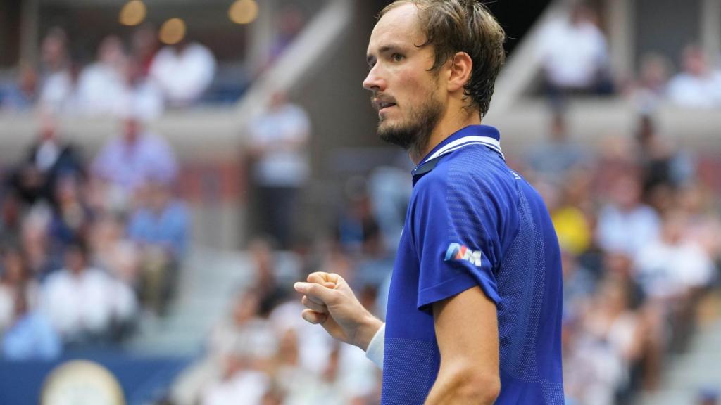 Medvedev, durante la final del Abierto de los Estados Unidos.