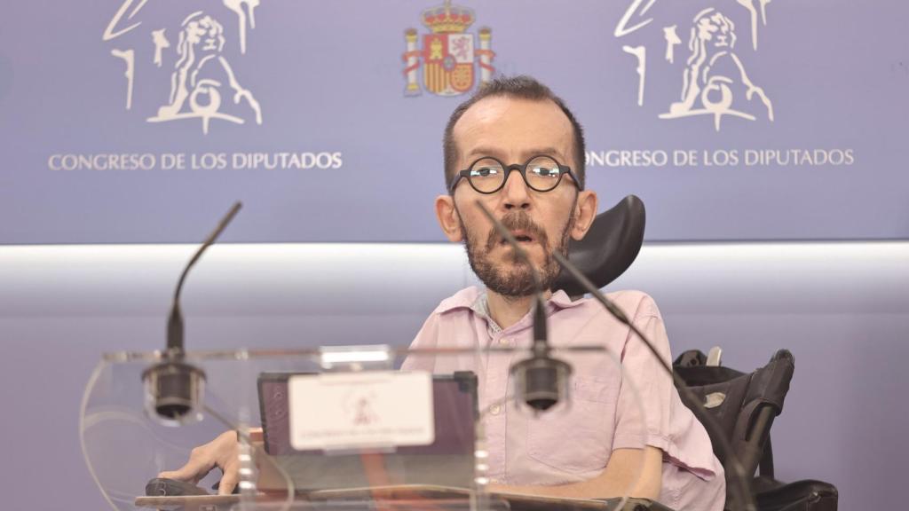 Pablo Echenique, portavoz de Unidas Podemos en el Congreso.