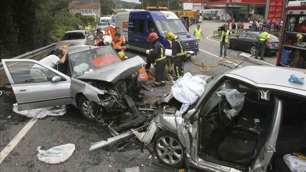 Un accidente en una imagen de archivo.