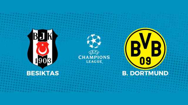 Besiktas - Borussia Dortmund: siga en directo el partido de la Champions League