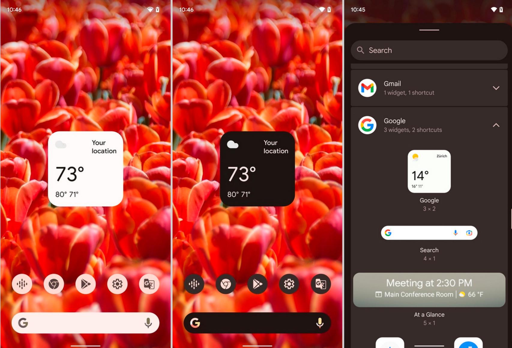 Google Assistant App Weather Widget