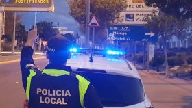 La Policía Local de Vélez Málaga, de servicio.