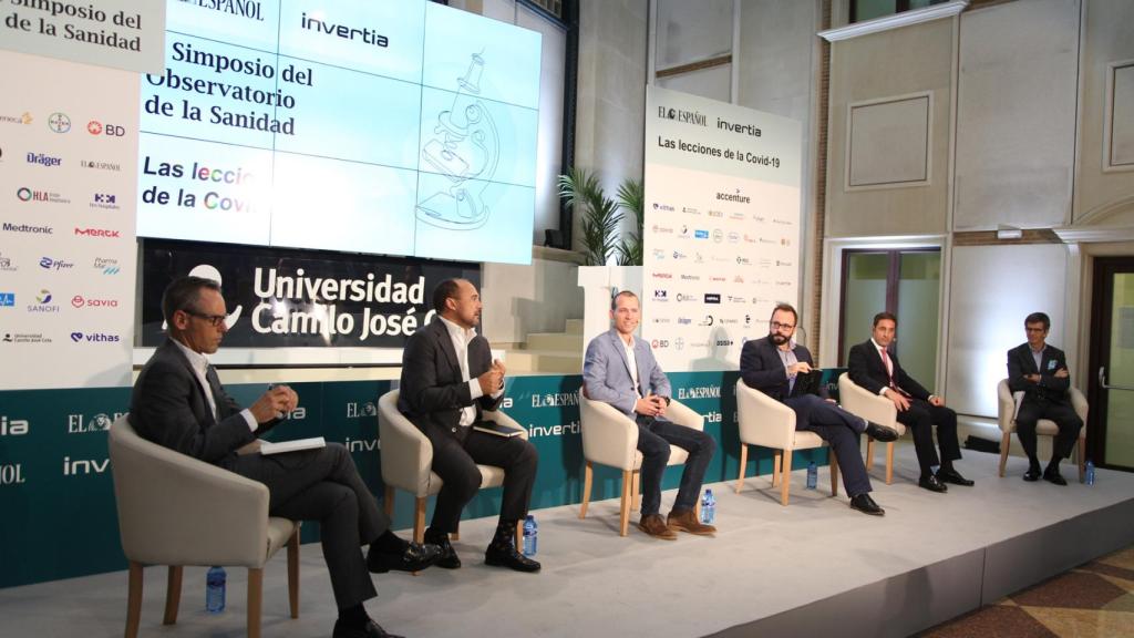 Un momento durante la mesa redonda.