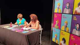 Raquel Tamarit y Alicia Garijo, en la presentación de la programación del Teatro Arniches.