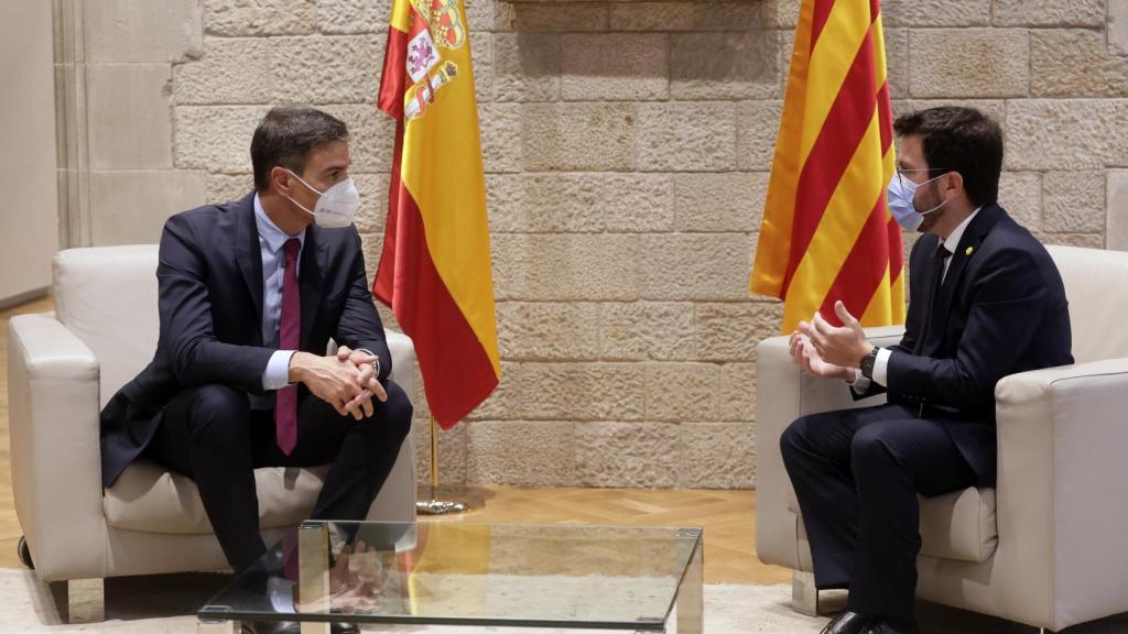 Sánchez's meeting with Aragonès.