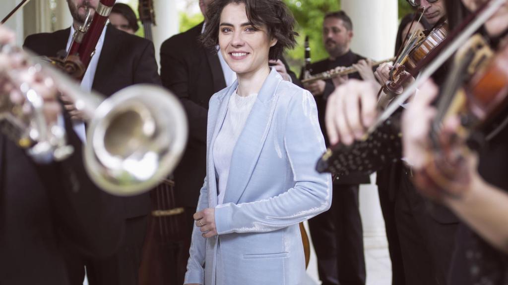 Marzena Diakun, la directora titular de la Orquesta y Coro de la Comunidad de Madrid esta temporada.