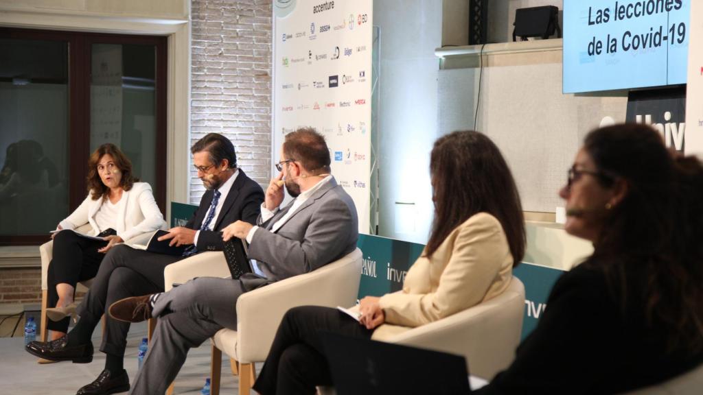 Un momento durante la mesa redonda.